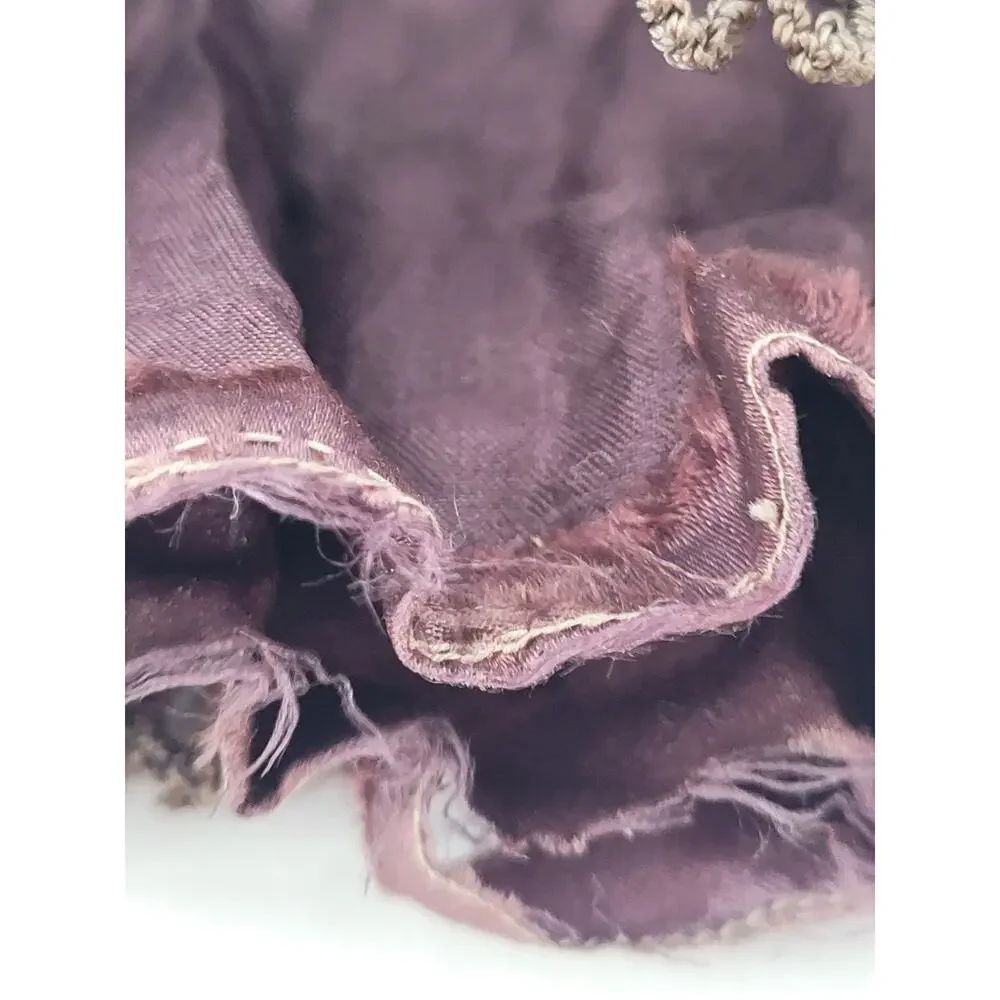 Antique Victorian Lace‎ Reticule Romantic Edwardian Heirloom Pouch coquette